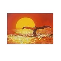 Amazon.co.jp: 青い海 ラッセン 海の眺め 黄金の夕日の中のクジラ Amazon.co.jp: 青い海 ラッセン 海の眺め 黄金の夕日の中のクジラ